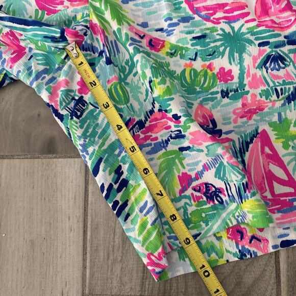 Lilly Pulitzer Men's Beaumont Chino Short Salt in the Air Tropical Size 36 NWT - Picture 7 of 8